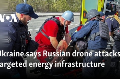 Ukraine says Russian drone attacks targeted energy infrastructure