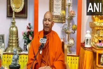 "PM Modi has done a lot for Buddhism": Buddhist leader Bhikkhu Sanghasena