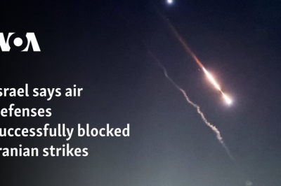 Israel says air defenses successfully blocked Iranian strikes