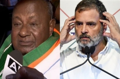 &quot;He has torn up reforms like he had torn ordinance&quot;: Deve Gowda criticises Rahul Gandhi over Congress manifesto