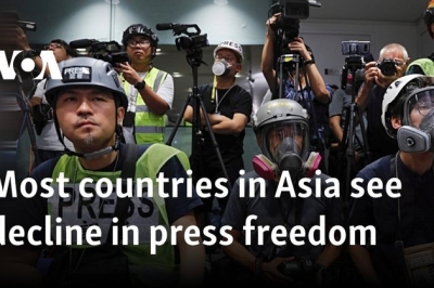 Most countries in Asia see decline in press freedom