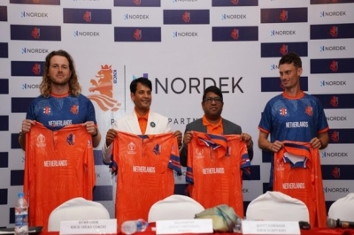 Netherlands unveil their official team kit for the Cricket World Cup in Bengaluru