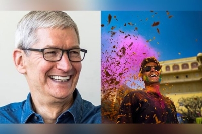 ’Happy Holi to all who celebrate,’ Apple CEO Tim Cook extends greetings