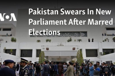 Pakistan Swears In New Parliament After Marred Elections