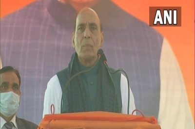 Yogi govt took state’s economy to Rs 31 lakh cr, UP now stands at 2nd position in India: Rajnath Singh