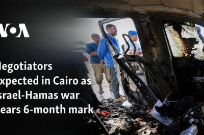 Negotiators expected in Cairo as Israel-Hamas war nears 6-month mark