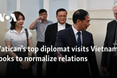 Vatican’s top diplomat visits Vietnam, looks to normalize relations