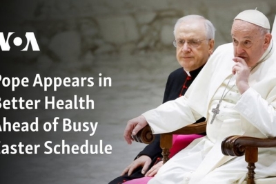 Pope Appears in Better Health Ahead of Busy Easter Schedule