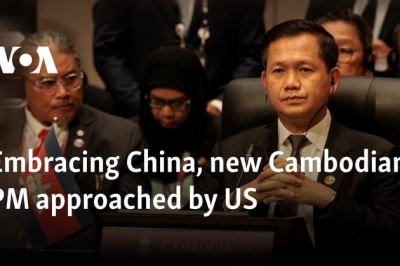 Embracing China, new Cambodian PM approached by US