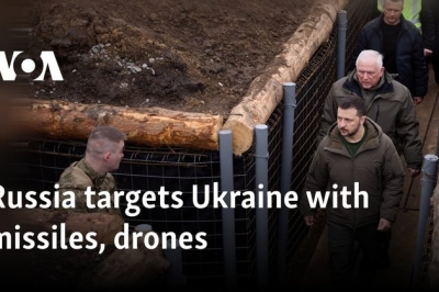 Russia targets Ukraine with missiles, drones