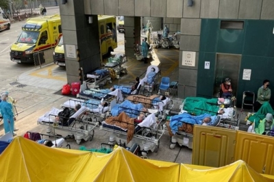 Hong Kong reports 7,533 new COVID-19 cases, 13 deaths including an infant