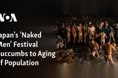 Japan’s ‘Naked Men’ Festival Succumbs to Aging of Population