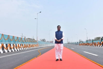 Assam CM inaugurates expanded 6-lane Khanapara-Jalukbari bypass in Guwahati