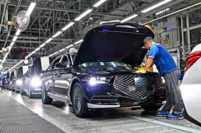 S Korea’s automobile production, exports and sales decrease in January